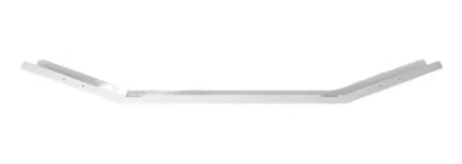 Aftermarket 14" Stainless Bumper, Fits T880, Tapered | No Fogs, Set Back Axle - Image 4