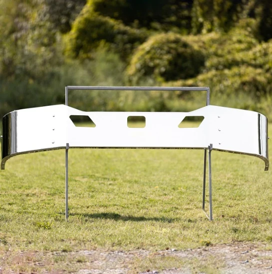 Aftermarket Chrome Steel Bumper, Fits Kenworth T-680 US made (Radar Cutout) 730680 - Image 2