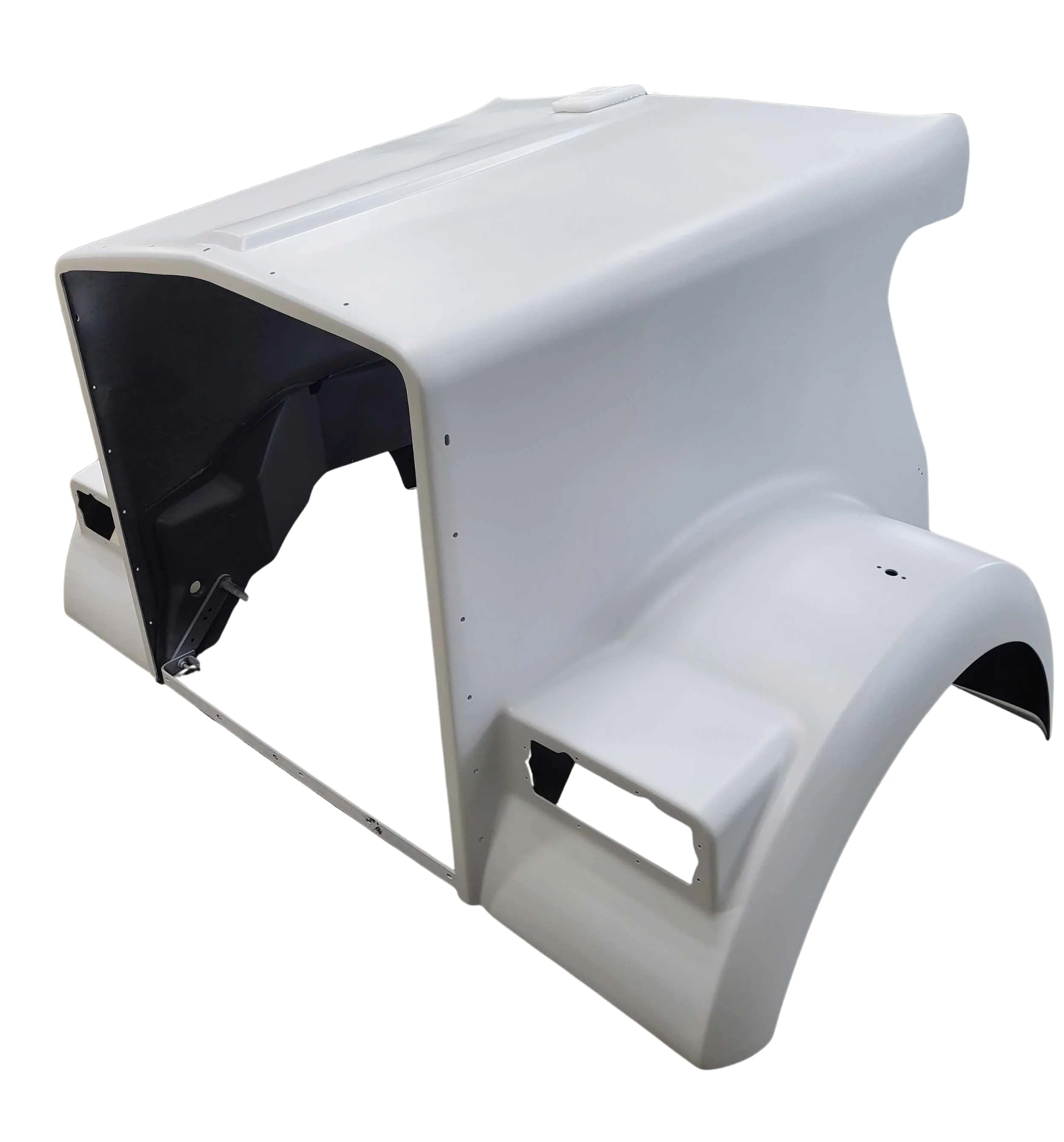 DuraBuilt Kenworth W900B Fiberglass Hood | 2007-Up | Curved Cowl | KWH-930
