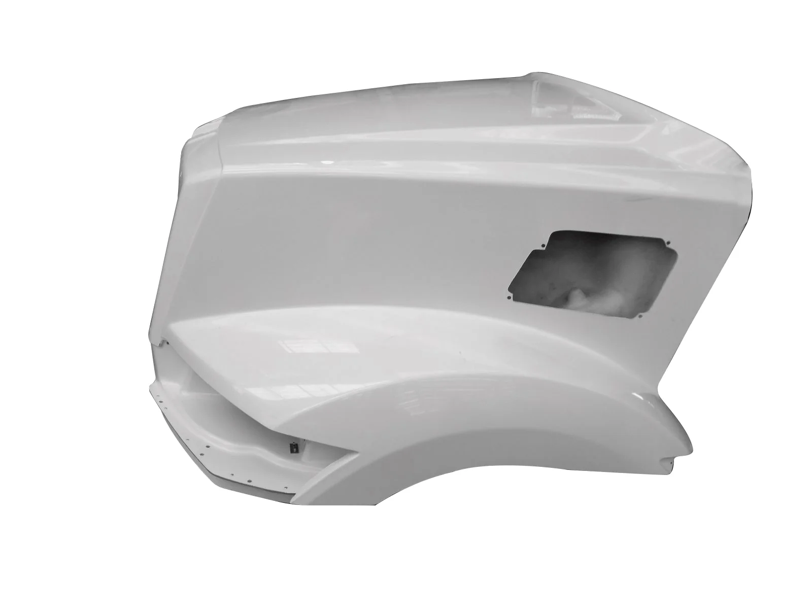 Durabilt Fiberglass Hood for Western Star 5700, w/o hinge bar - Image 2
