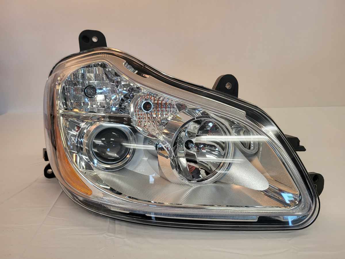 Durabilt Headlight, Fits Kenworth T680 Chrome Halogen Projector Passenger Side, P54-6103-11000R - Image 2