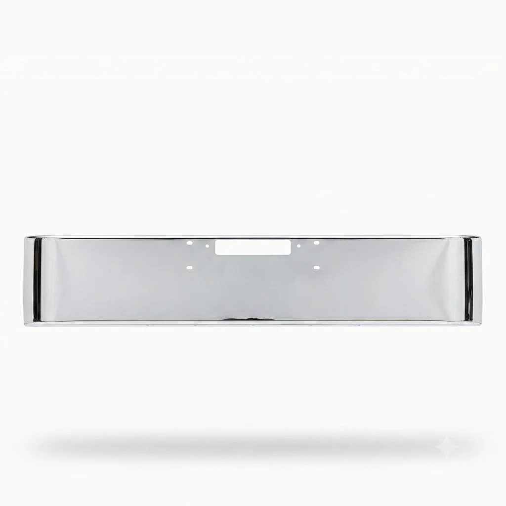 Western Star 4800 / 4900 / 4964 Steel Chrome Bumper | 18" Texas Square | WSB-3064-C