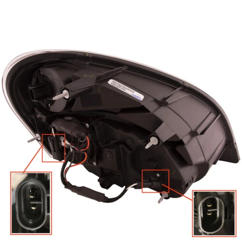 Freightliner Cascadia Black LED Headlight Assembly Drivers Side LH 2008-2015 - Image 6