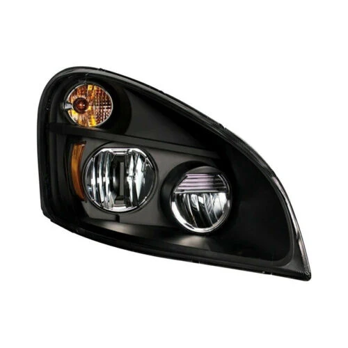 Freightliner Cascadia Black LED Headlight Assembly Passengers Side RH 2008-2015 - Image 2