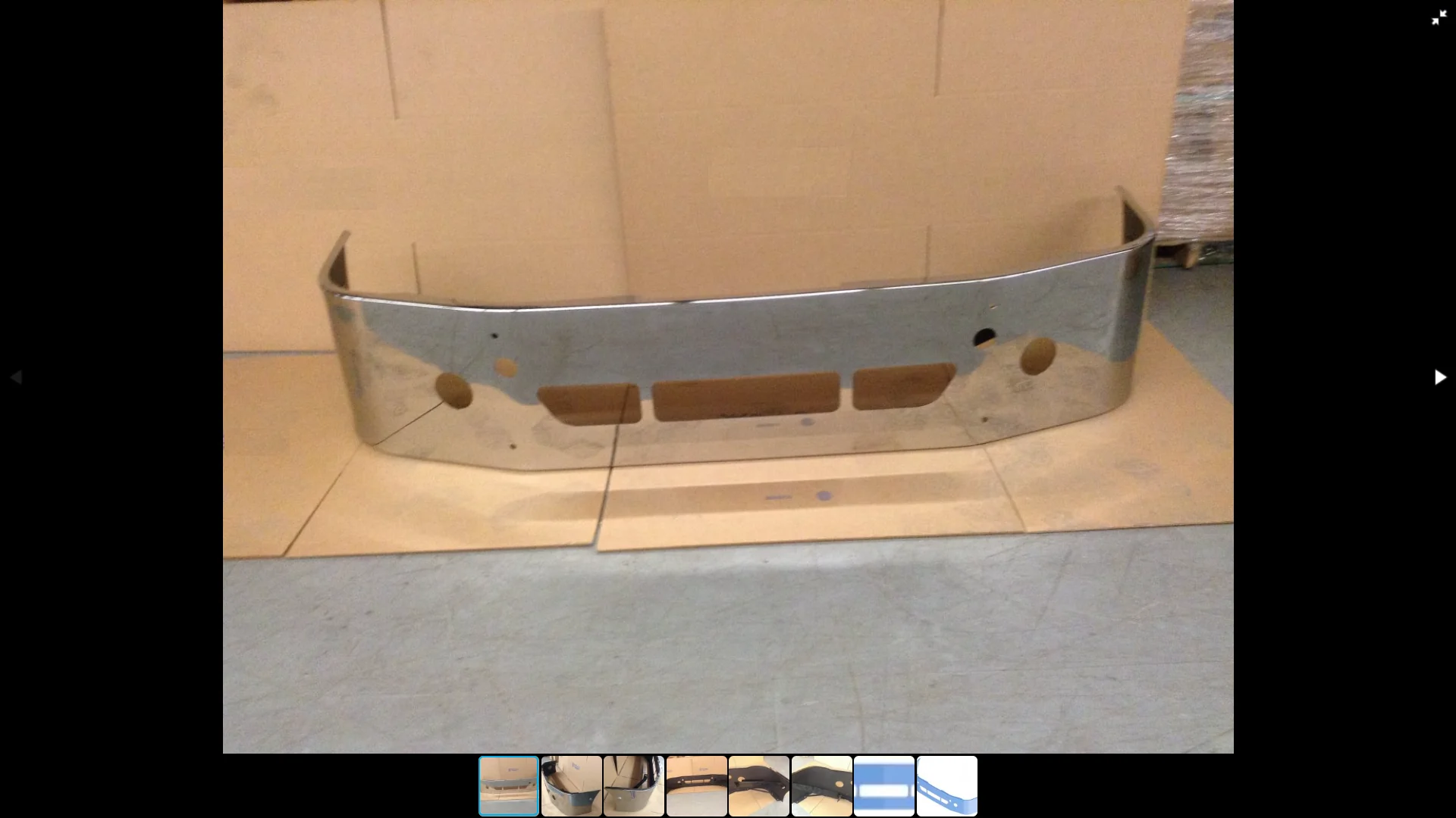 Freightliner Columbia Bumper Steel Chrome - Image 5