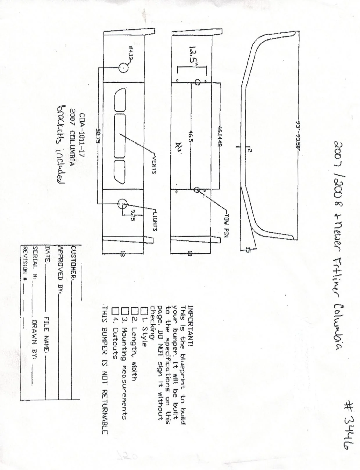 Freightliner Columbia Bumper Steel Chrome - Image 6