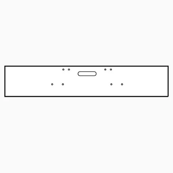 Freightliner FLD Classic Bumper 18" Ultramax 8 Bolt - Image 2