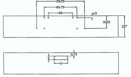Freightliner FLD Classic Bumper 18" Ultramax 8 Bolt - Image 3