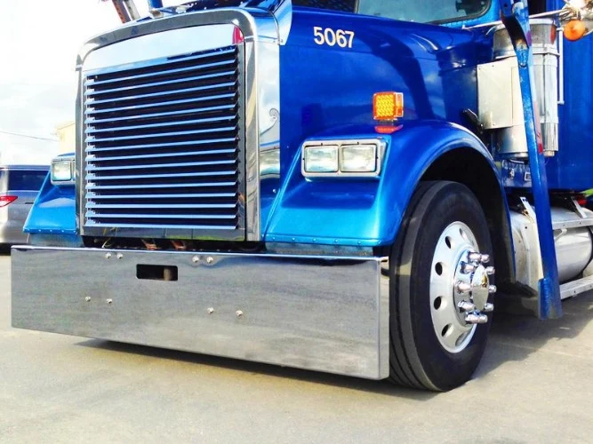 DuraBuilt Freightliner FLD 132 Classic Steel Chrome Bumper | 19" Box End | FLB-132C - Image 6