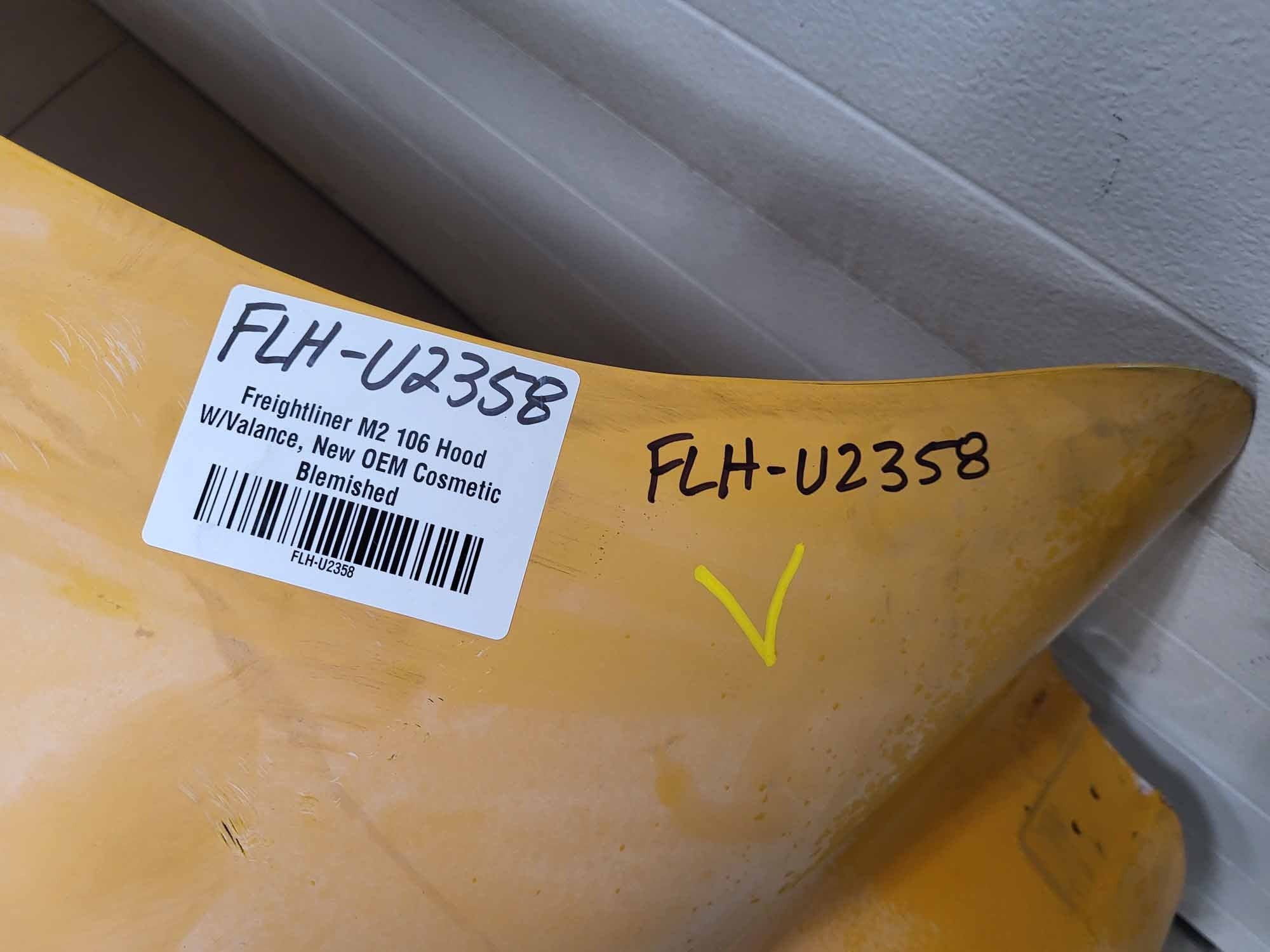 Freightliner M2 106 Hood, w/Valance, OEM Take Off, FLH-U2358 - Image 2