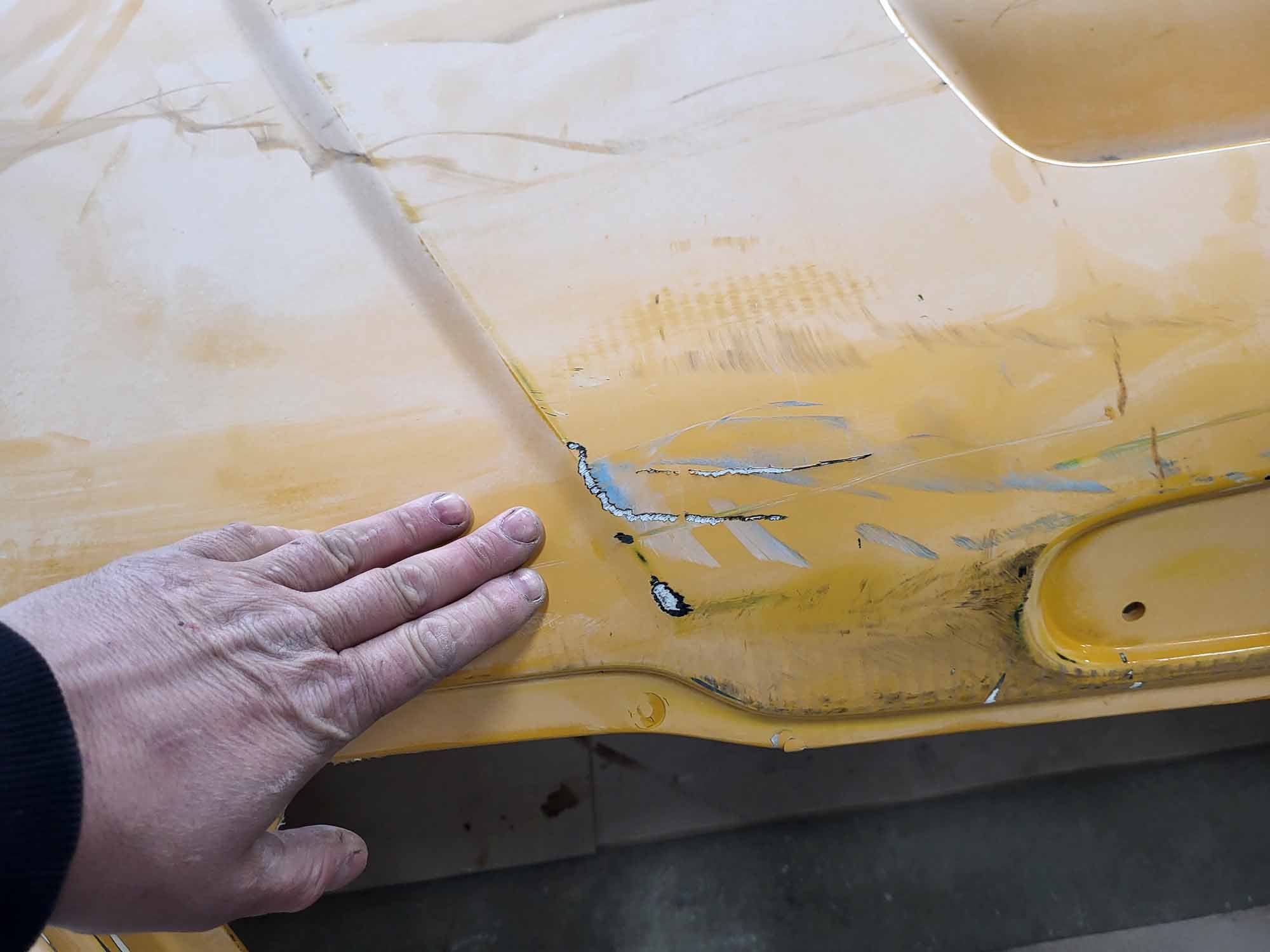 Freightliner M2 106 Hood, w/Valance, OEM Take Off, FLH-U2358 - Image 6