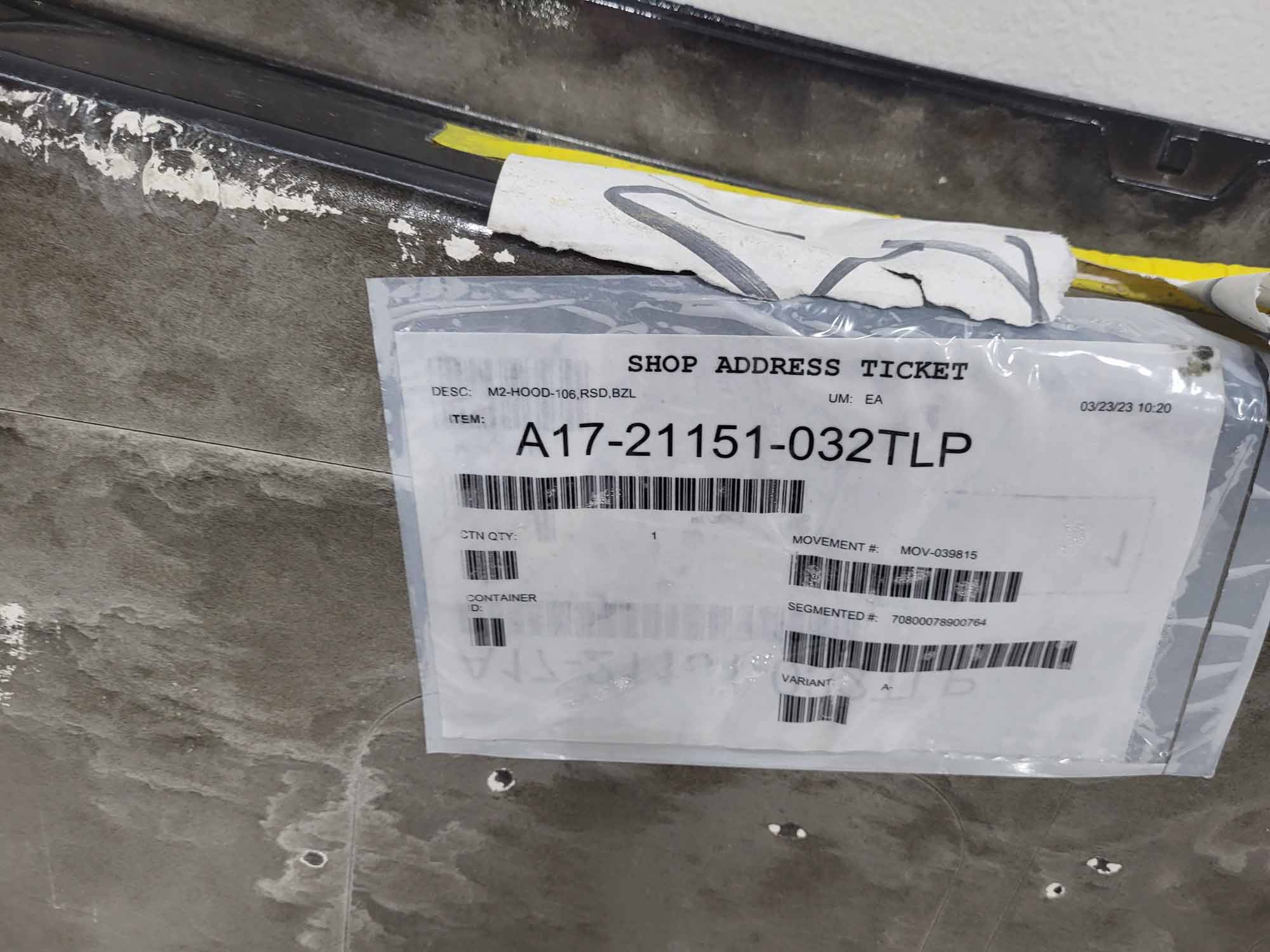 Freightliner M2 106 Hood W/Valance & Notches, OEM Take Off , FLH-U2395 - Image 12