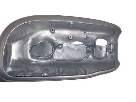 Headlight Housing  Bucket LH Fits Peterbilt 389 / 388, Silver Painted - Image 3