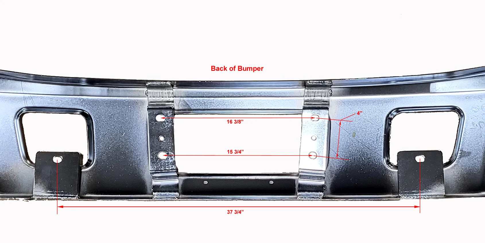 Hino 238, 258, 268, 338 Bumper 2005-2025 Steel Chrome - Image 3