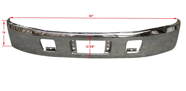 Hino 238, 258, 268, 338 Bumper 2005-2025 Steel Painted White - Image 7