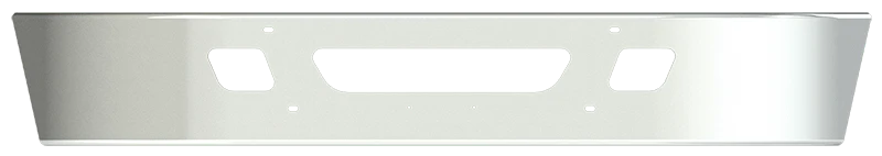 International 7300, 7400, 7500, 7600, 7700 Full Wrap Steel Chrome Bumper DuraBuilt