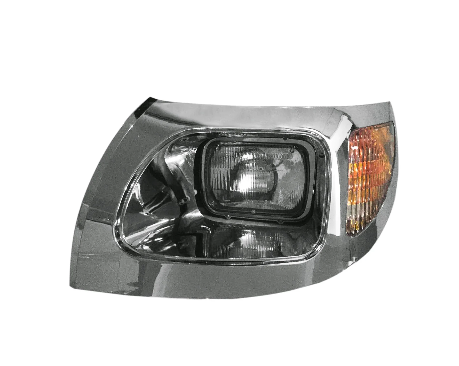 International 7300, 7400, 7500, 7600 & 7700 Headlight Assembly 03-07 W/Chrome Bezel LH - Image 7