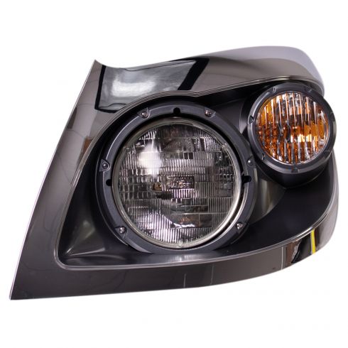 International 7300, 7400, 7500, 7600 & 7700 Headlight Assembly 2008 and up W/Chrome Bezel LH - Image 2