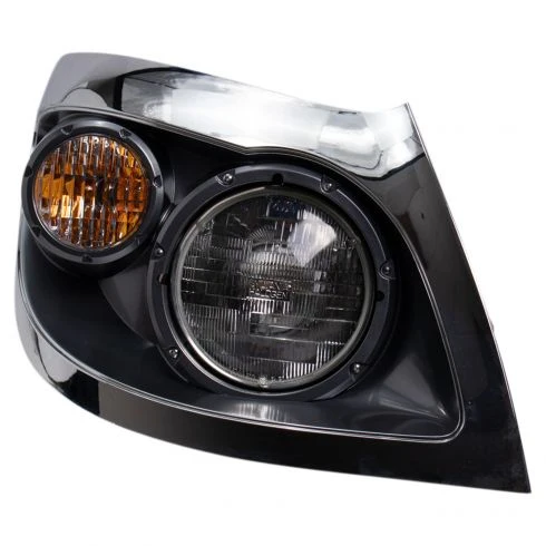 International 7300, 7400, 7500, 7600 & 7700 Headlight Assembly 2008 and up W/Chrome Bezel RH - Image 2