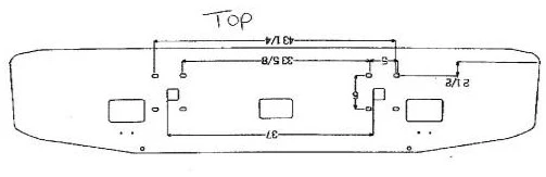 International 9900 I & IX Bumper Steel Chrome - Image 3