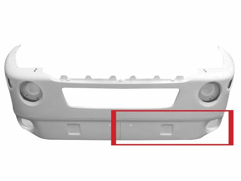 Durabuilt Fiberglass Drivers Side Air Dam Fits Kenworth T-2000, N71-1003 - Image 2