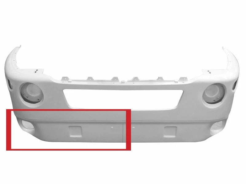 Durabuilt Fiberglass Passenger Side Air Dam Fits Kenworth T-2000, N71-1003R - Image 2