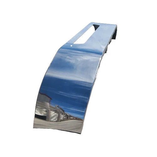 Aftermarket Chrome 16" Steel Bumper, Fits Kenworth T-270 & T-370 - Image 11