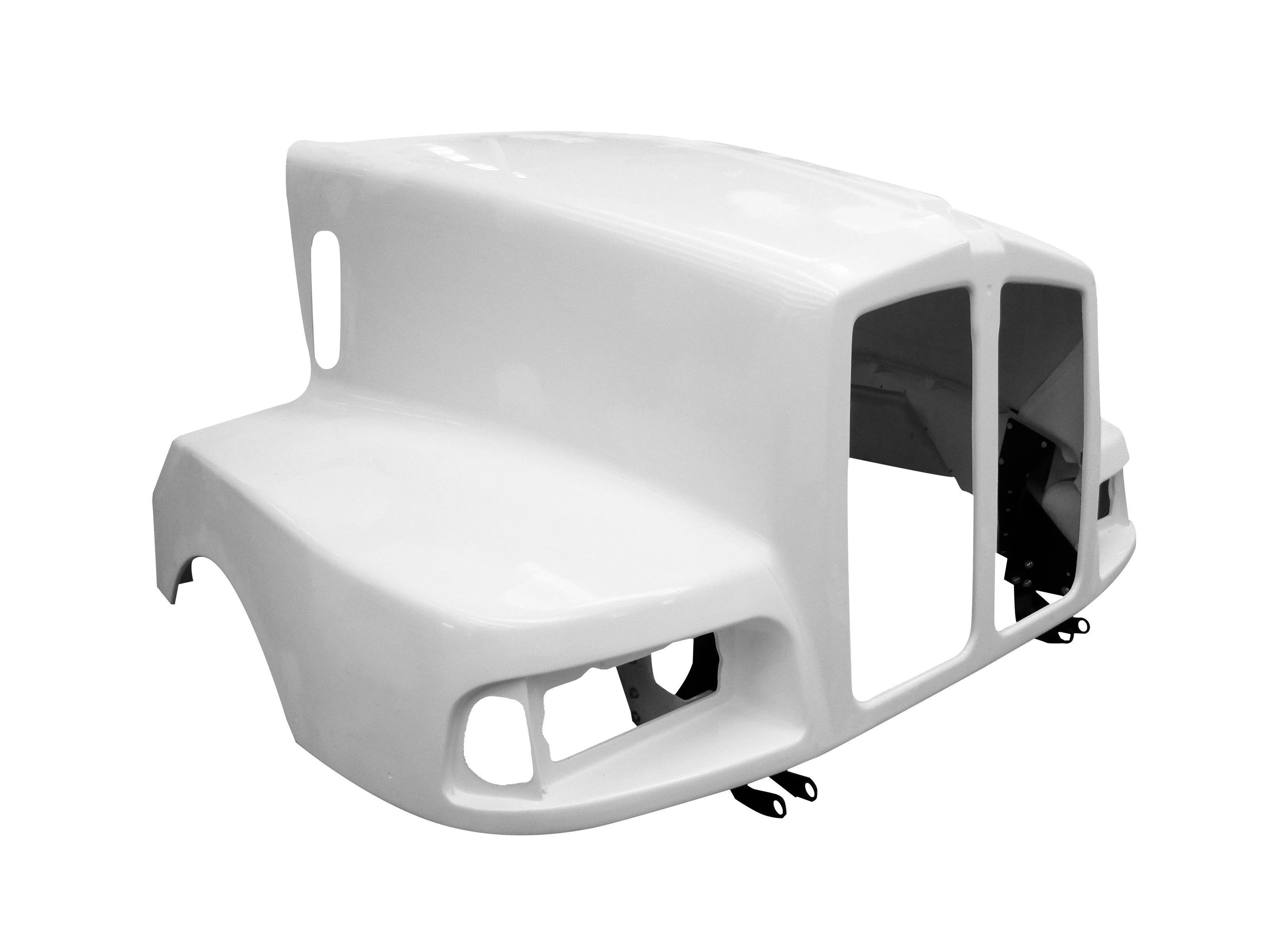 Durabuilt Fiberglass Replacement Hood For Kenworth T-600 1 Pcs. Replaces 3 Pcs. Hoods, K146-1231