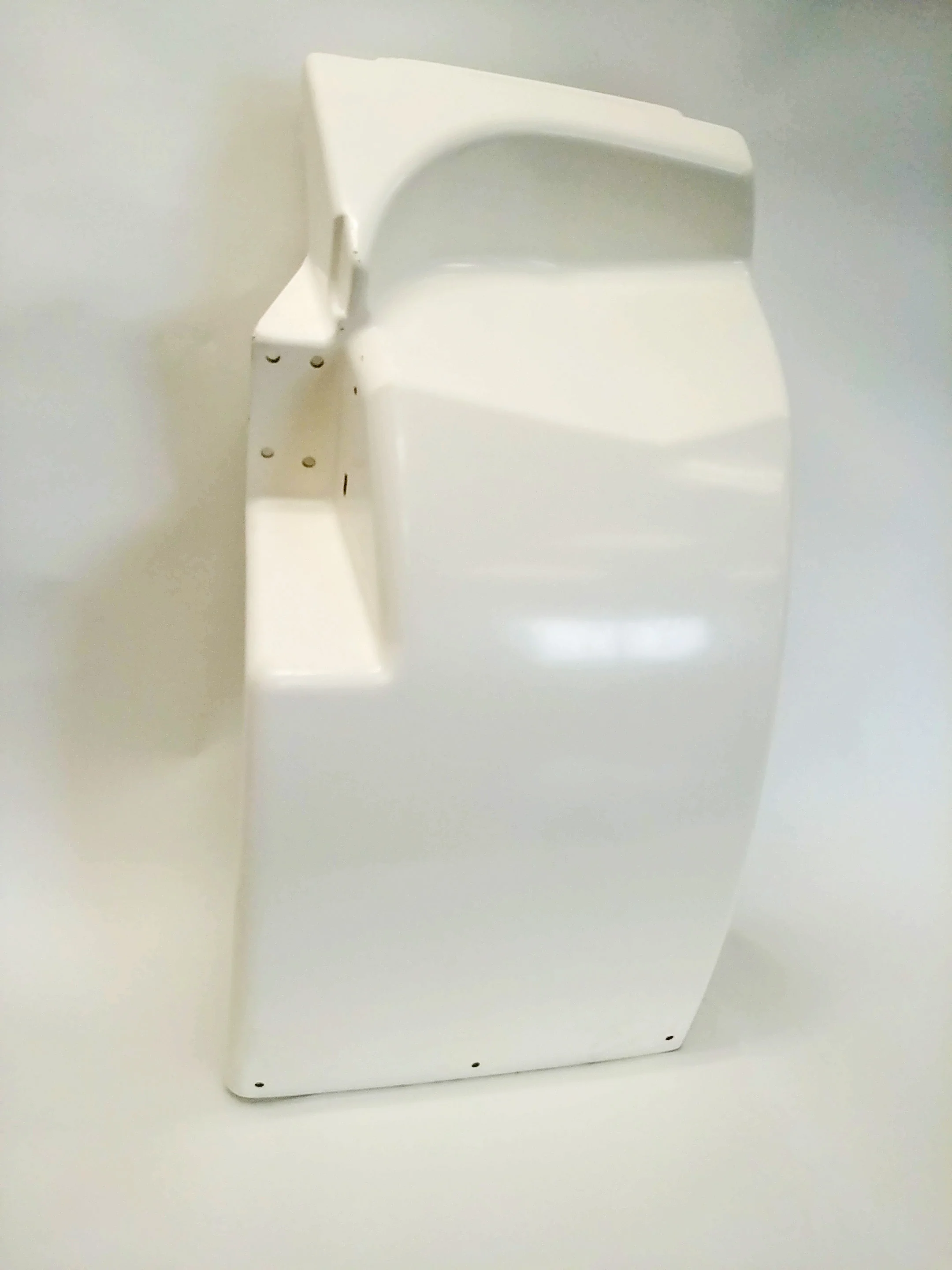 Durabuilt Fiberglass RH Fender Extension, Fits Kenworth T800-B  for Split Fender Hood 2007 & Newer