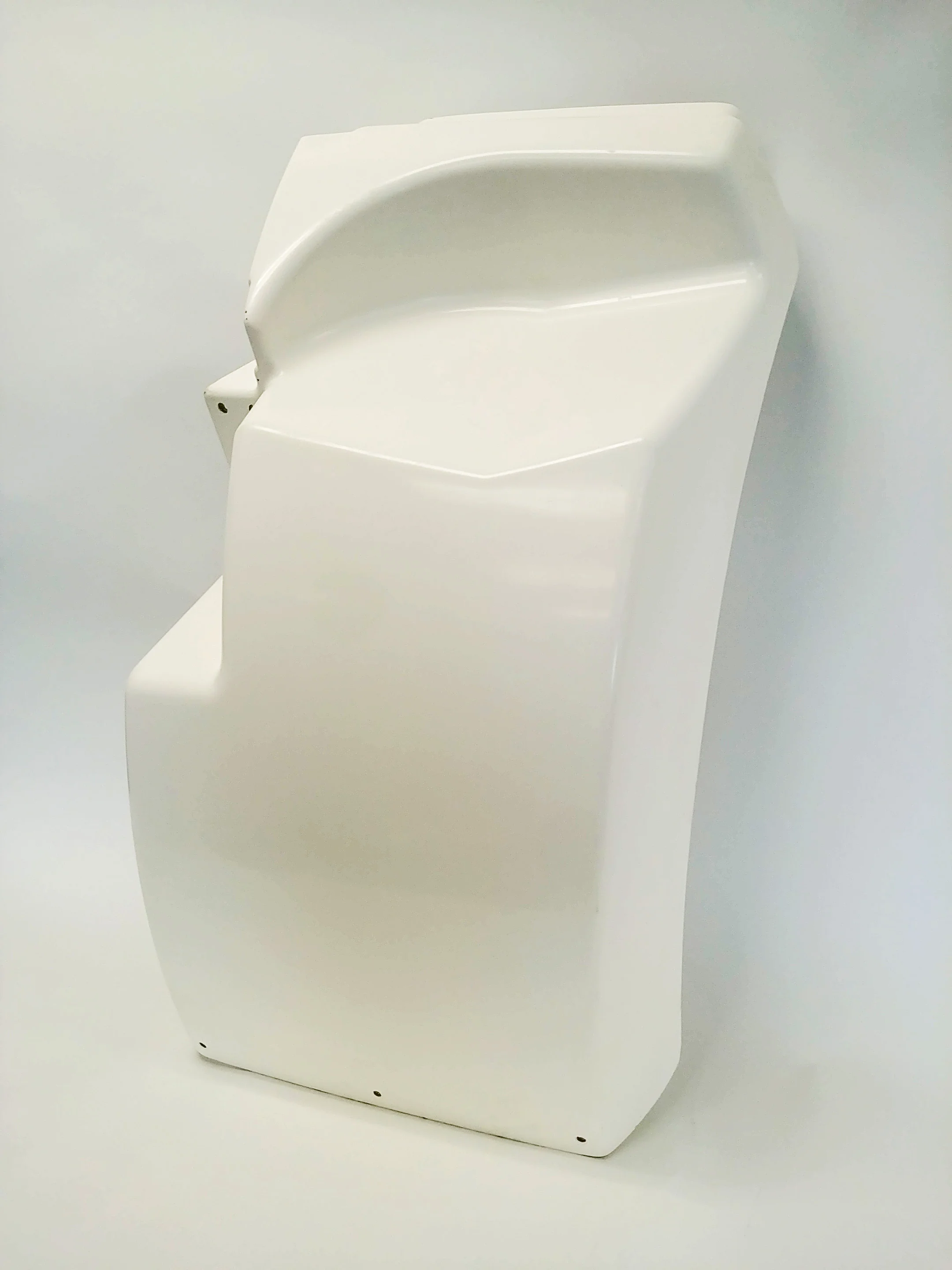Durabuilt Fiberglass RH Fender Extension, Fits Kenworth T800-B  for Split Fender Hood 2007 & Newer - Image 2