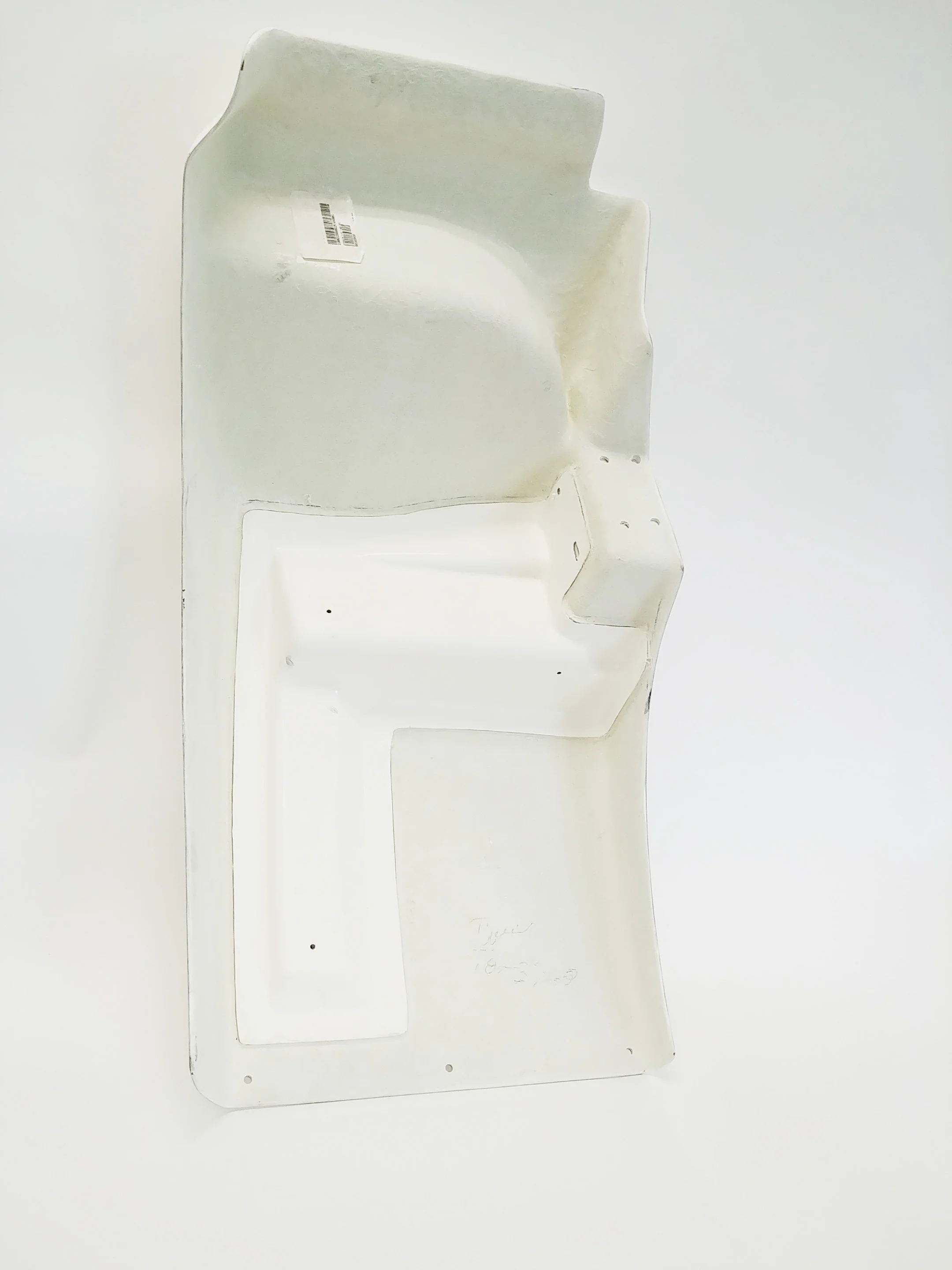 Durabuilt Fiberglass RH Fender Extension, Fits Kenworth T800-B  for Split Fender Hood 2007 & Newer - Image 3