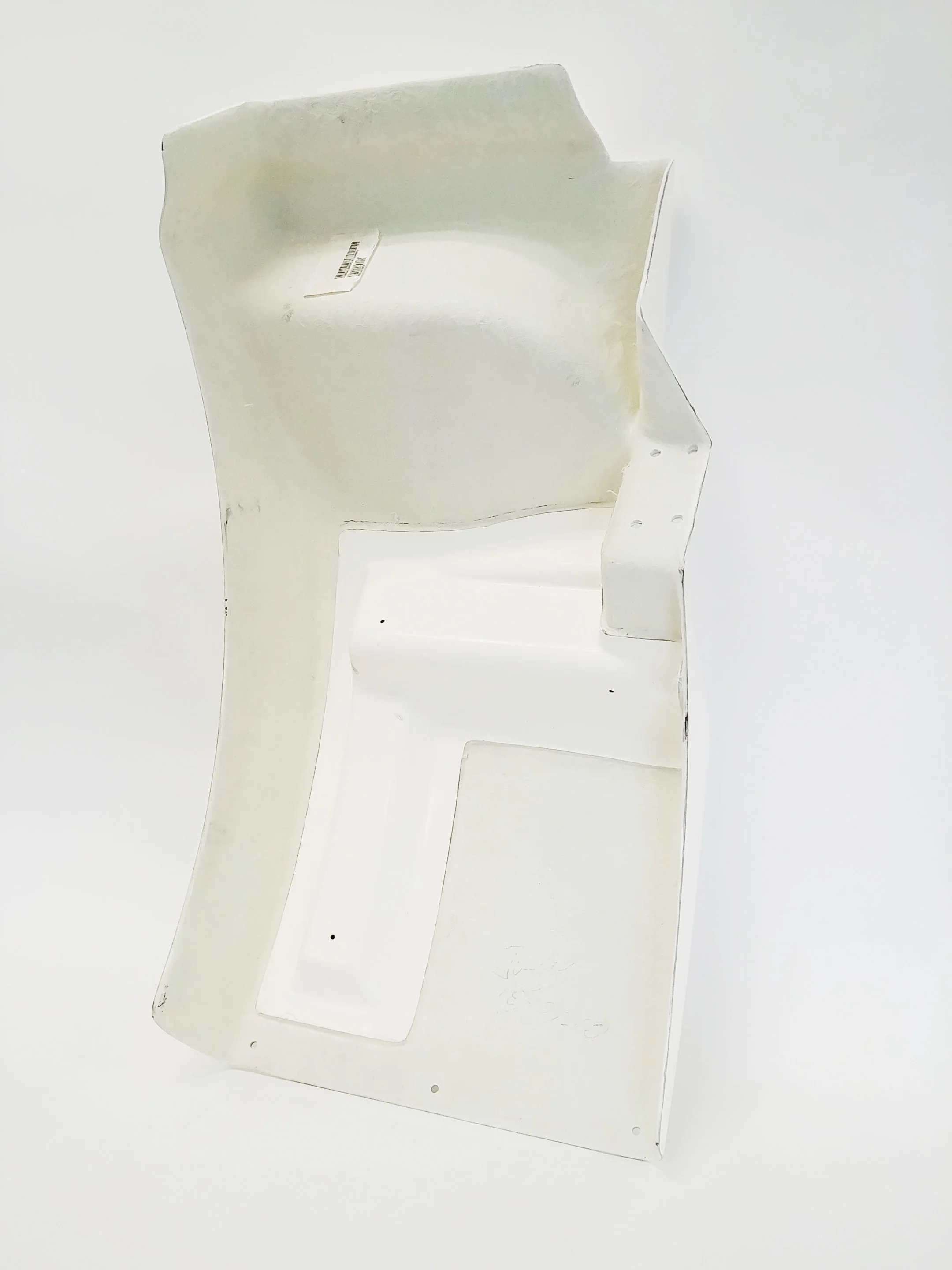 Durabuilt Fiberglass RH Fender Extension, Fits Kenworth T800-B  for Split Fender Hood 2007 & Newer - Image 4