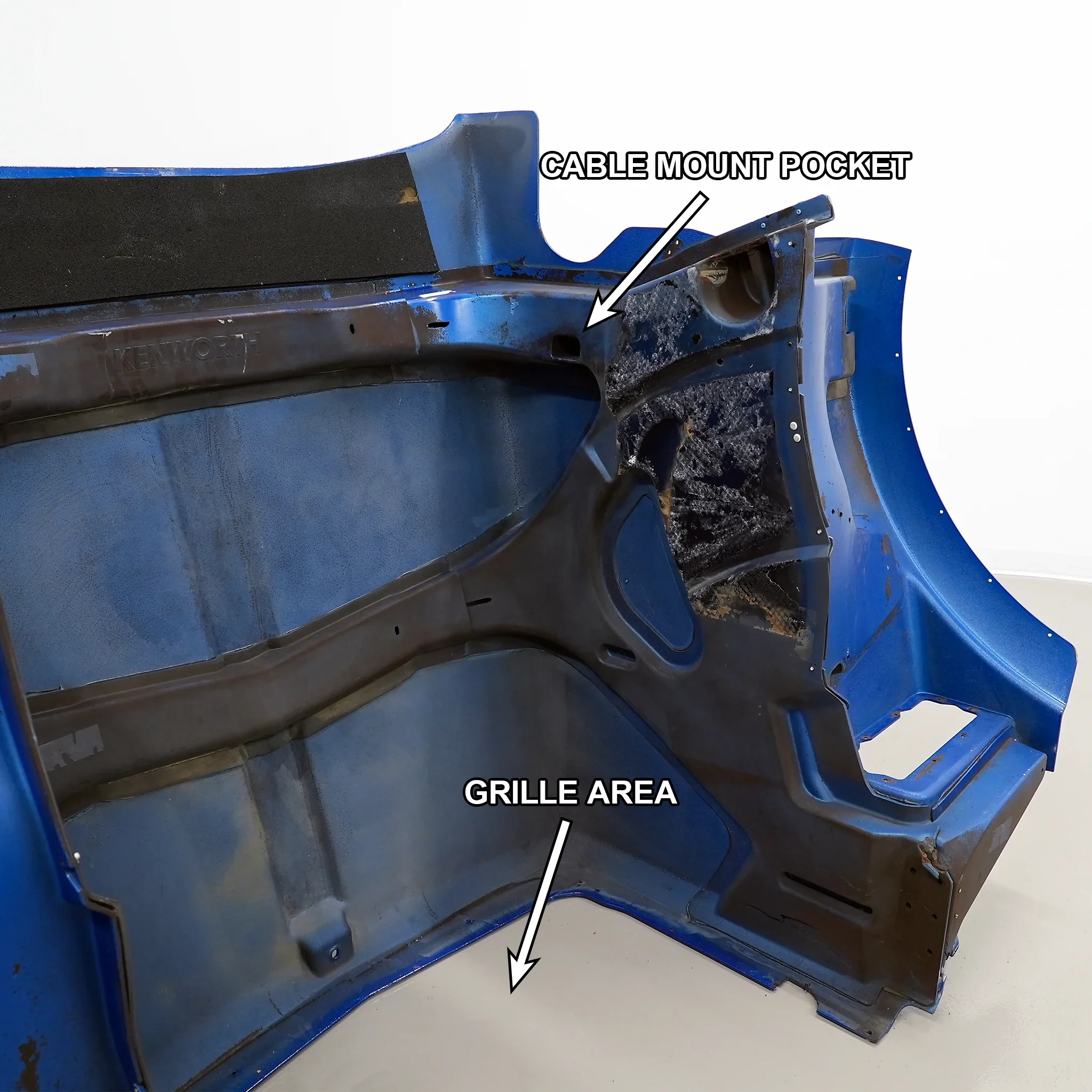 Kenworth T800 Hood Cable Mount Repair Kit - Image 4