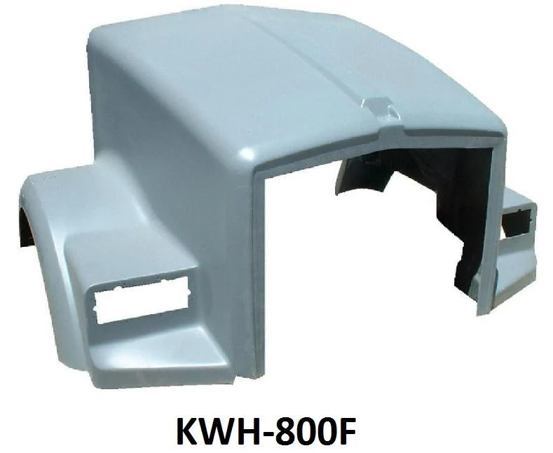 Durabuilt Fiberglass Replacement Hood for Kenworth T-800 Flat Windshield, K146-1052 - Image 3
