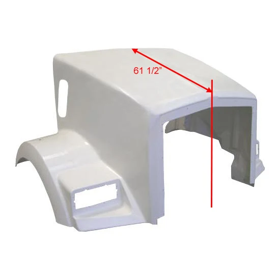 Durabuilt Fiberglass Replacement Hood for Kenworth T-800 Hood 1 pc. for the Plastic Metton Hood Full Fender Long Hood,  L29-1177-121 - Image 2