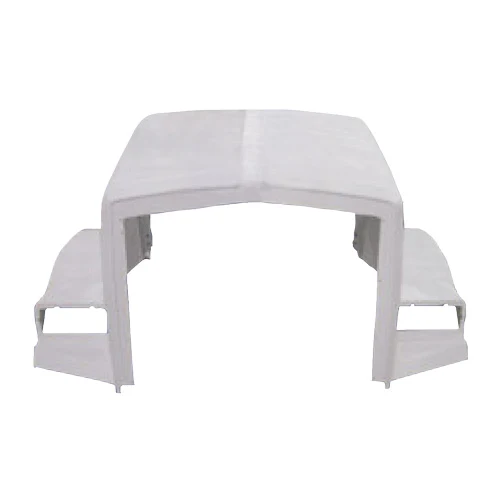 Durabuilt Fiberglass Replacement Hood for Kenworth T-800 Hood 1 pc. for the Plastic Metton Hood Full Fender Long Hood,  L29-1177-121 - Image 4