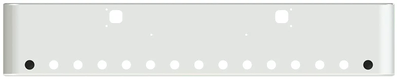 Aftermarket Chrome Steel Bumper, Fits Kenworth W900L & W900B With Round Light Cutouts - Image 4