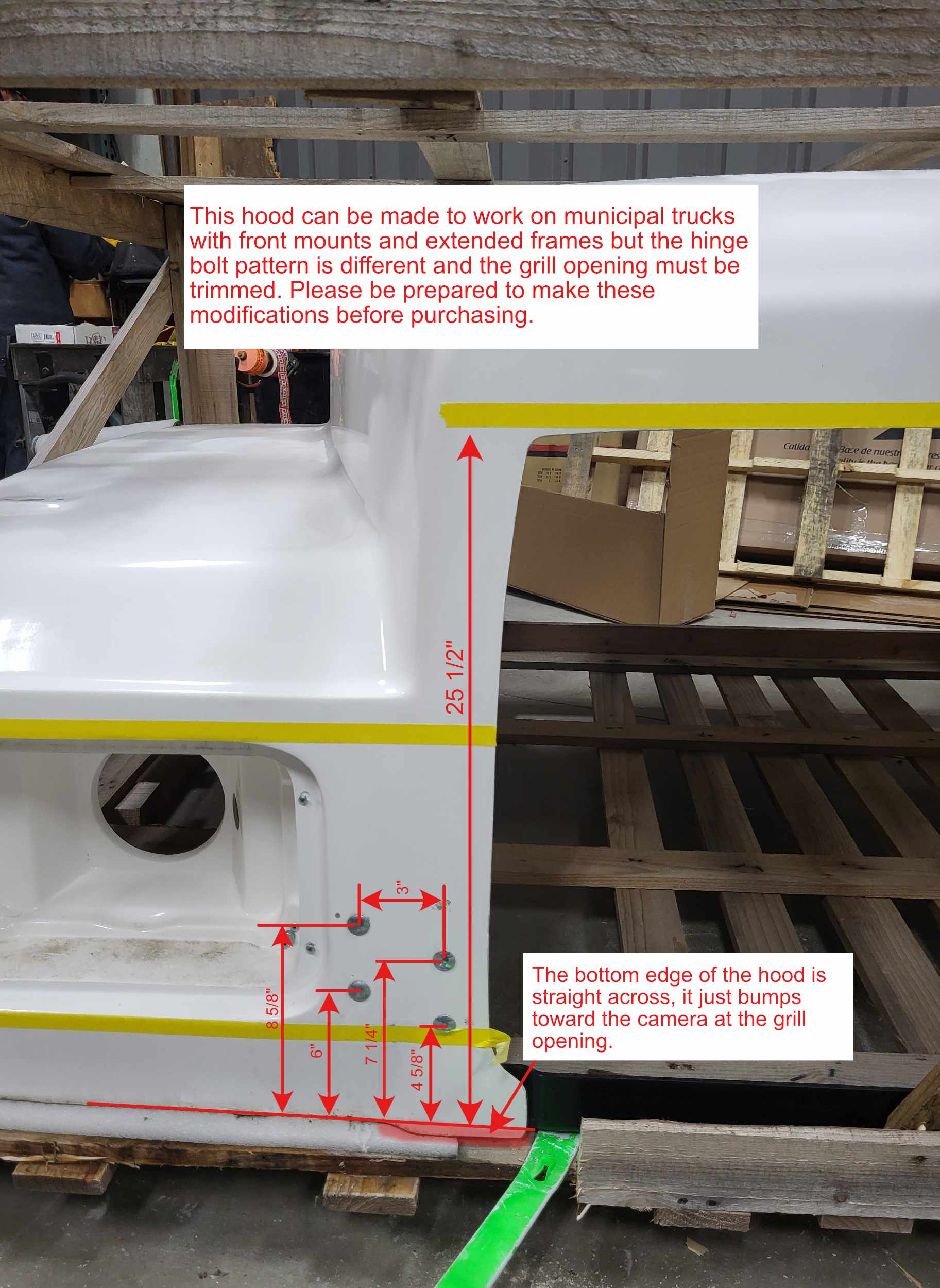 DuraBuilt Mack RD Hood | 1991-Up | Replaces 1QM5780 | MKH-320 - Image 4