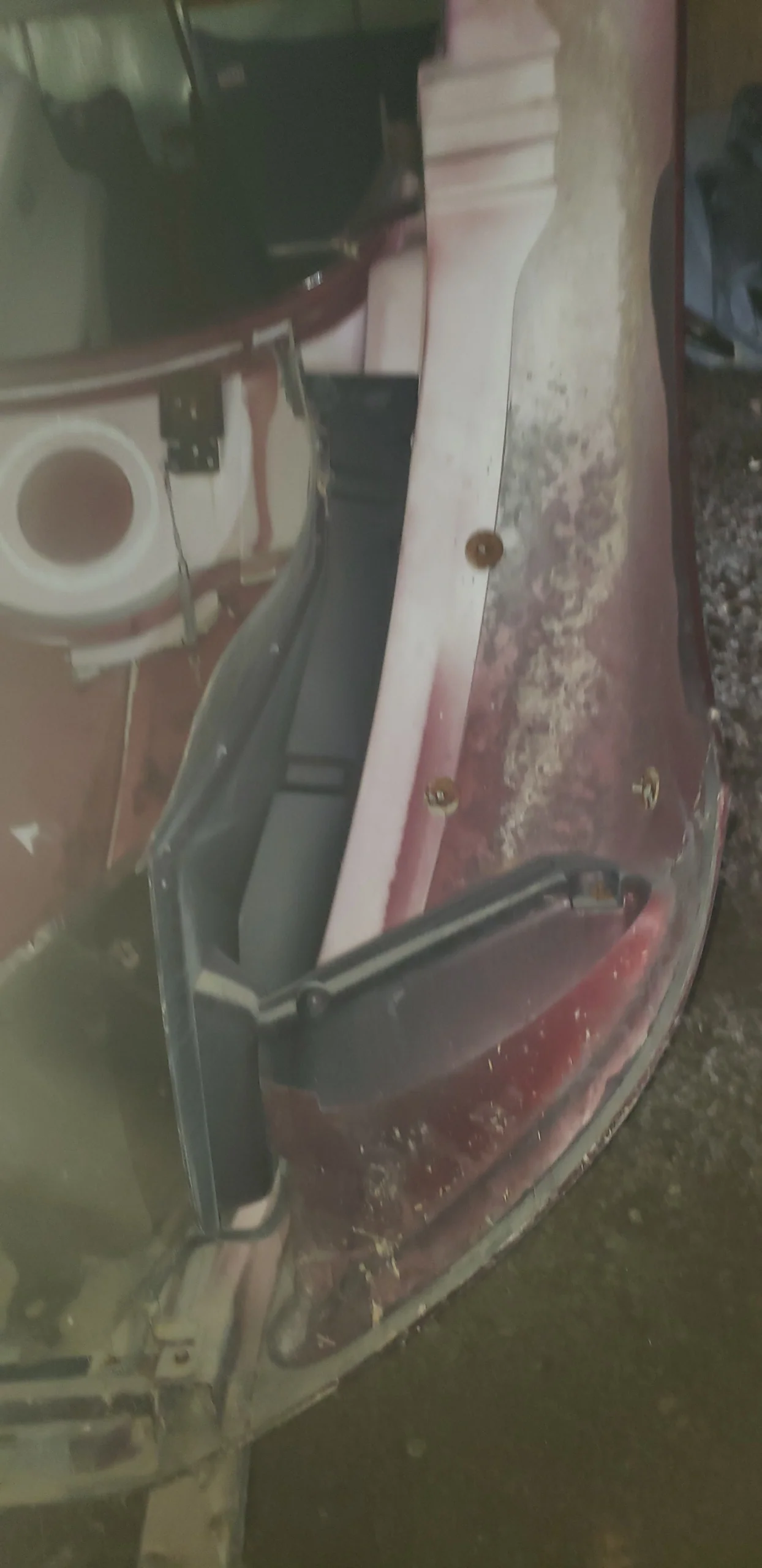 Mack Vision CX Hood OEM Take Off U1816 - Image 13