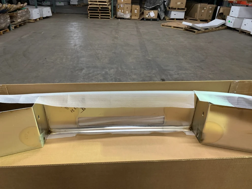 14" Steel Chrome Bumper for Peterbilt 337 - Image 3