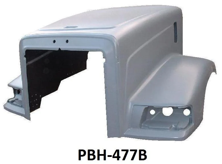 Value HD Fiberglass Hood for Peterbilt 377B / 385L, 13-04704 PBH-477B - Image 3