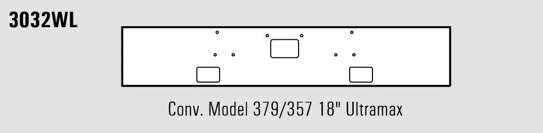 18" Steel Chrome Ultra Max Bumper With Fog light Hole Cutouts for Peterbilt 379 / 357 - Image 5