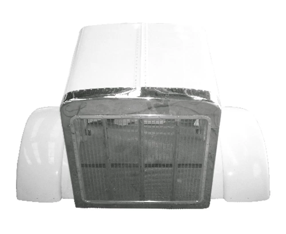 Durabuilt Fiberglass Hood With Grill & Surround for Peterbilt 379 Extended, L29-6062 - Image 3