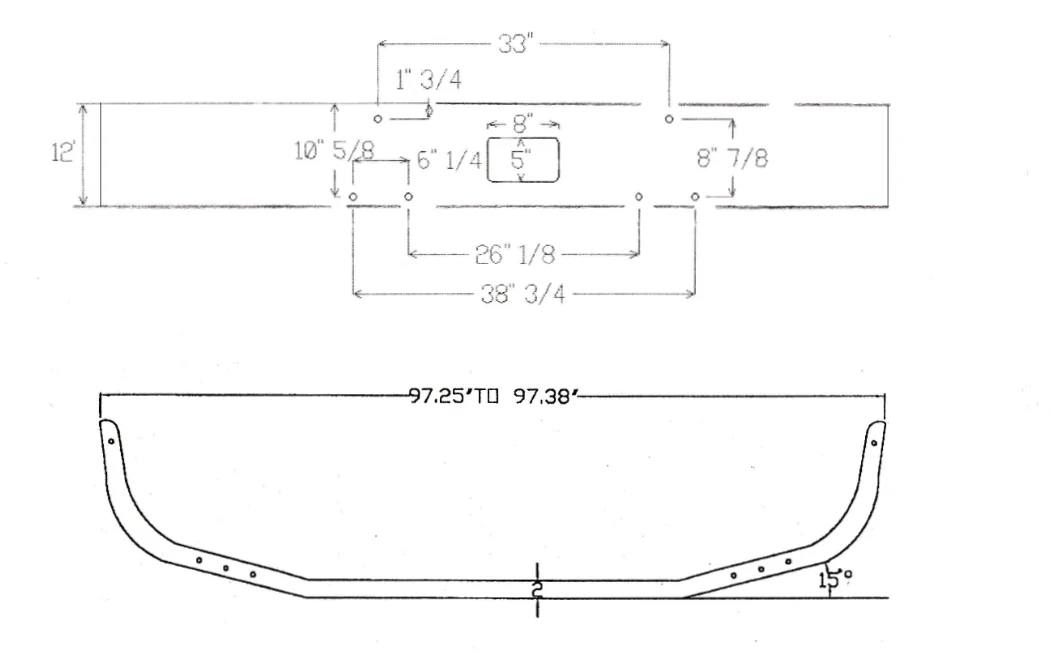 Bumper Fits Peterbilt 385 - Image 4