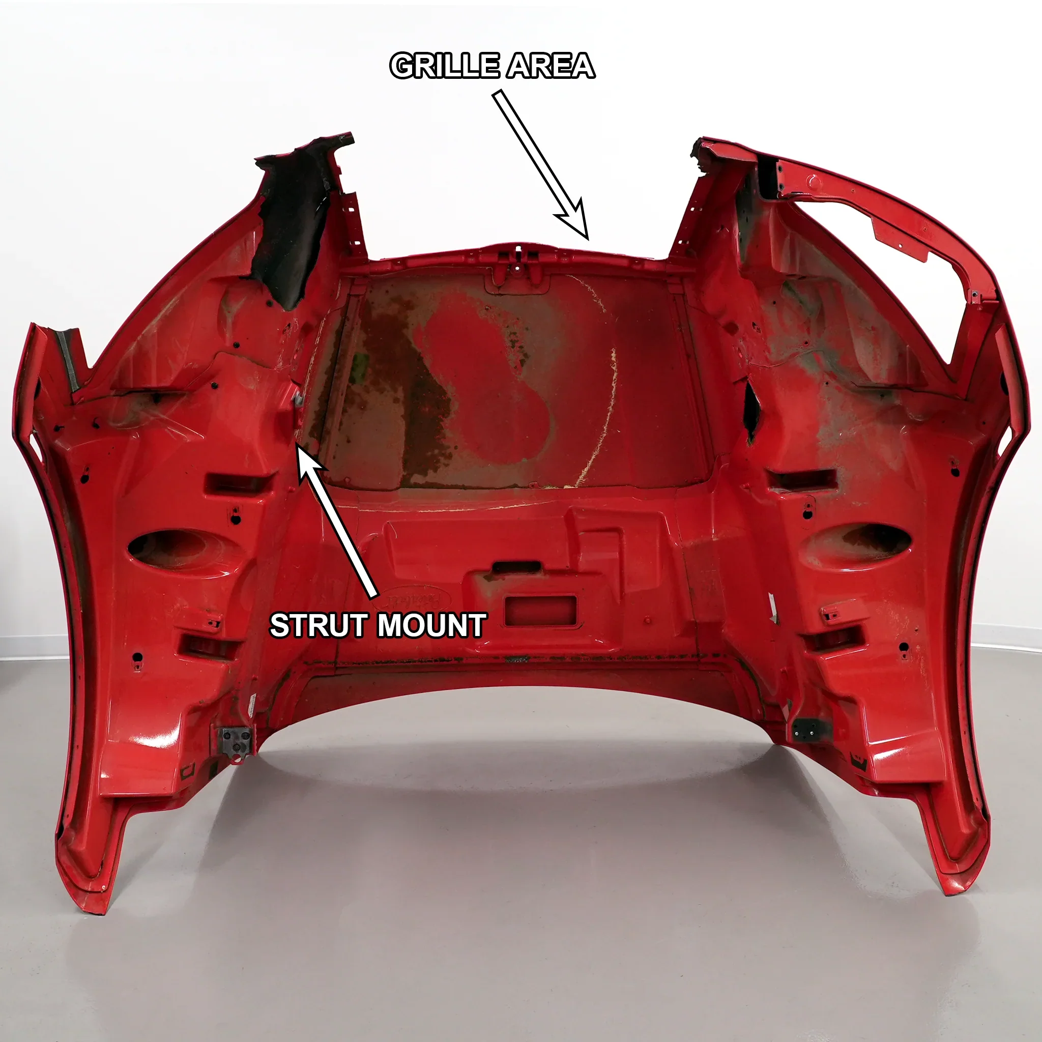 Peterbilt 579 Hood Strut Mount Repair Kit - Image 3