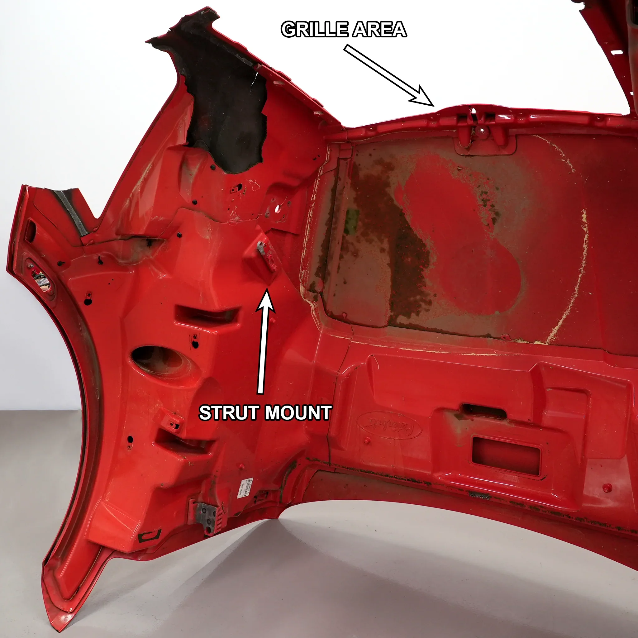 Peterbilt 579 Hood Strut Mount Repair Kit - Image 4
