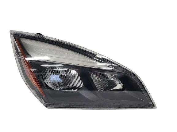 Value HD- Freightliner Cascadia 116 & 126 Black Halogen Headlight Assembly RH 2018-2024, A66-01405-005