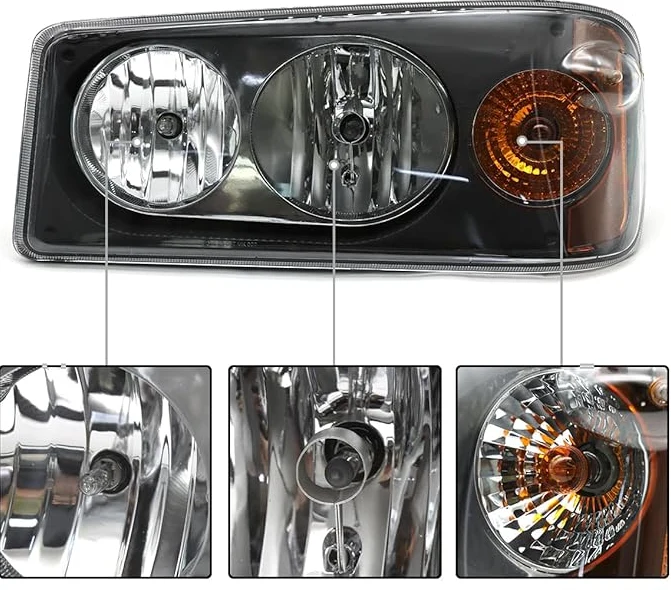 Value HD-Mack GU Set Forward Axle Granite LH Headlight, 25105806 - Image 2
