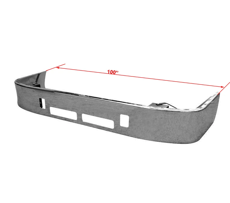 Volvo VNL Gen 1 Steel Chrome Aero Bumper 12 in. Tall - Image 2