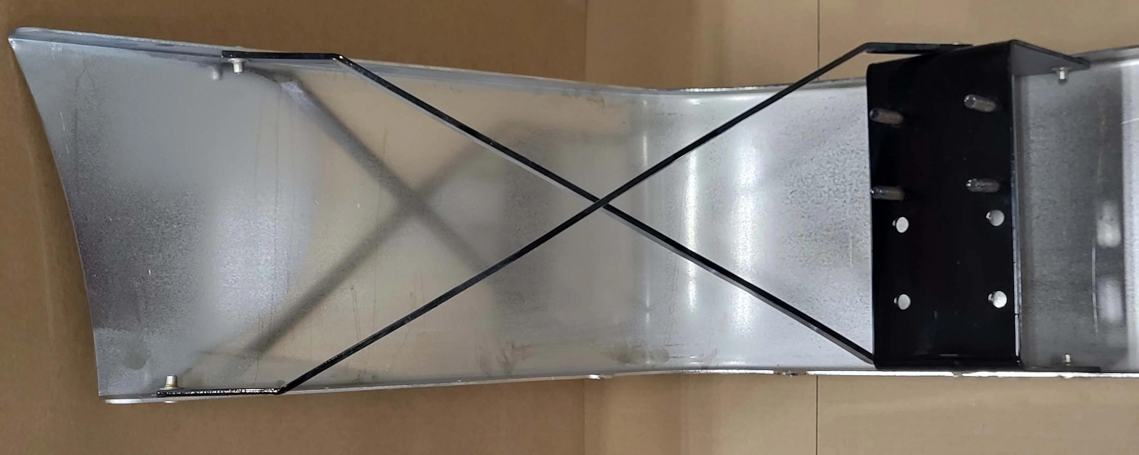 Volvo VNL Gen 1 Steel Chrome Aero Bumper 12 in. Tall - Image 5